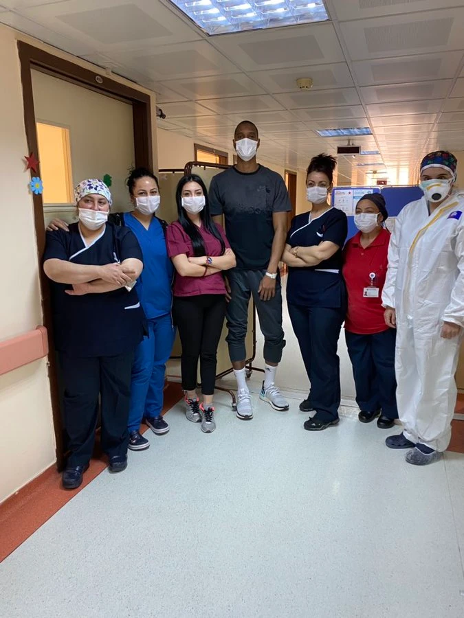 MKE Ankaragücü futbolcusu Faty taburcu edildi